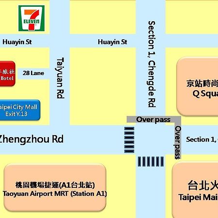 Chia Rong Hostel Taipei Luaran gambar